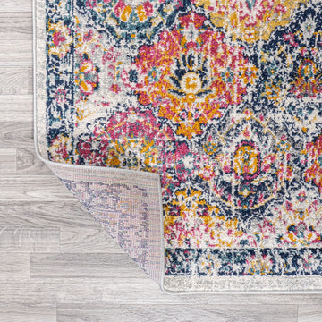 Modern Persian Boho Vintage Trellis Area Rug